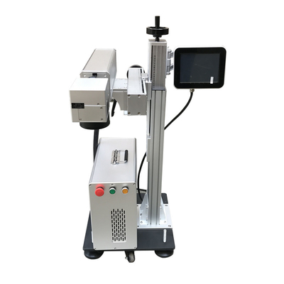 20W 30w 50w CO2 Fly Laser Marking Machine For Plastic